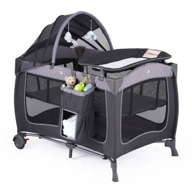 Bassinet playpen hot sale changing station